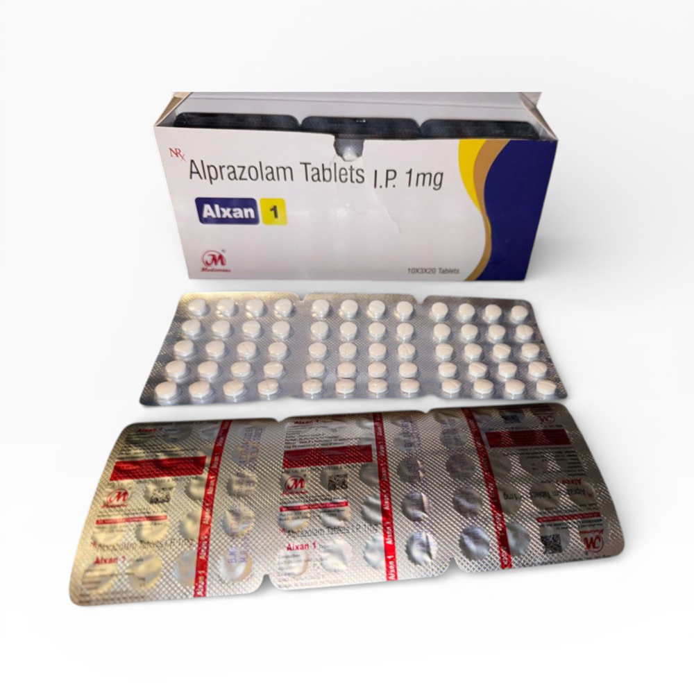 Alxan-1 Xanax (pharma) 1mg (60 tabs)